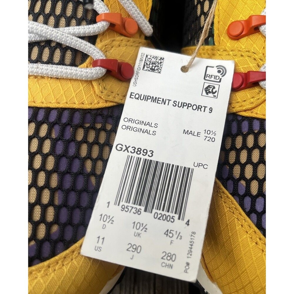Adidas X Sean Wotherspoon EQT Equipment Support 93 Men’s 11 Sneakers Super Earth - Picture 6 of 16
